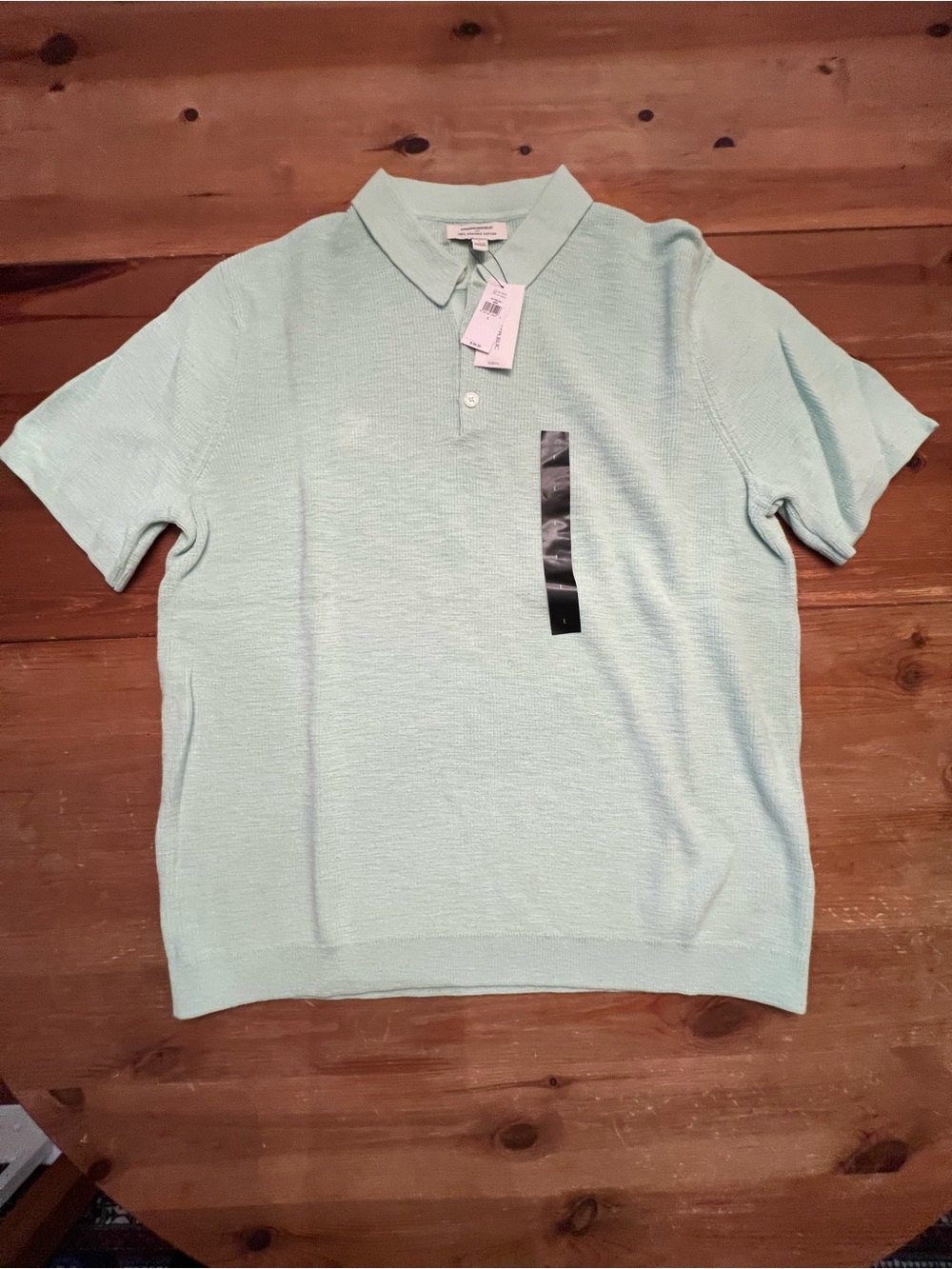 Banana Republic Men's Mint Green Polo NWT Large